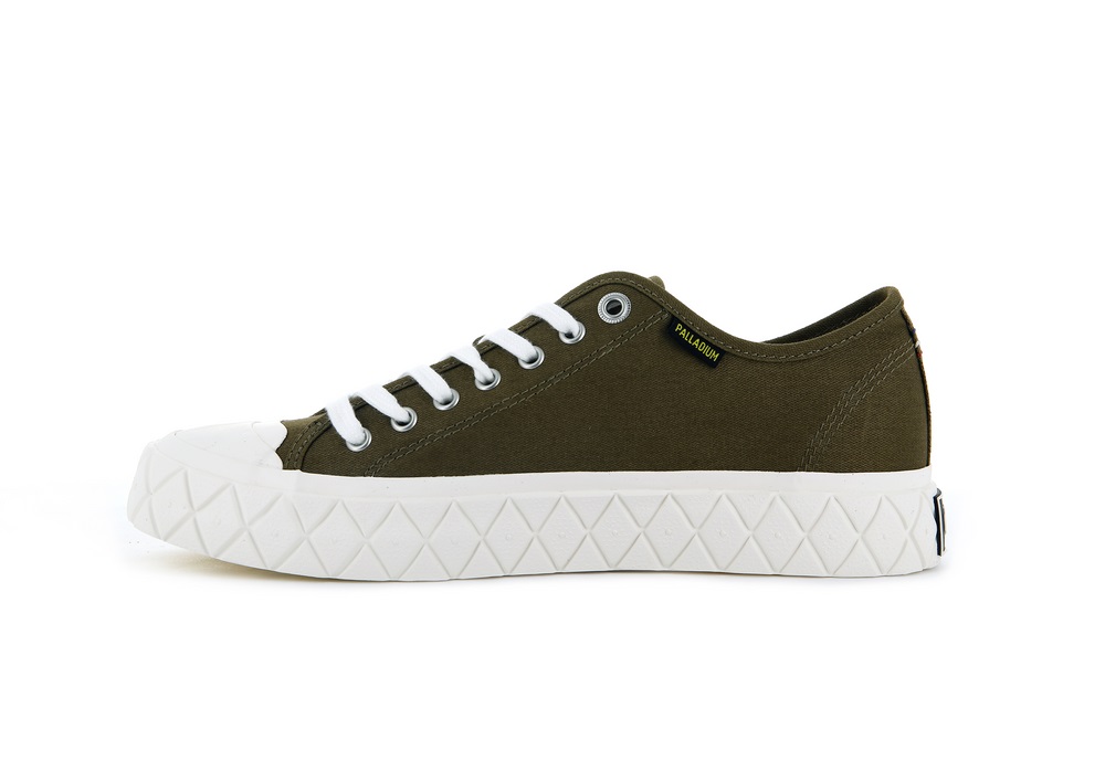 Zapatillas Palladium PALLA ACE CANVAS Hombre Verde Oliva | Costa Rica-32867